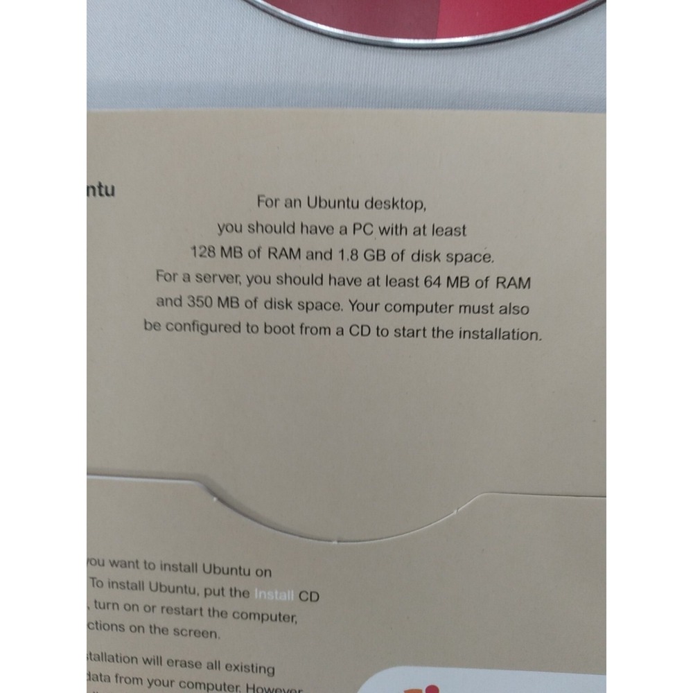 Ubuntu Linux 5.10 PC Version Software Intel X86 Based RARE - Picture 6 of 7